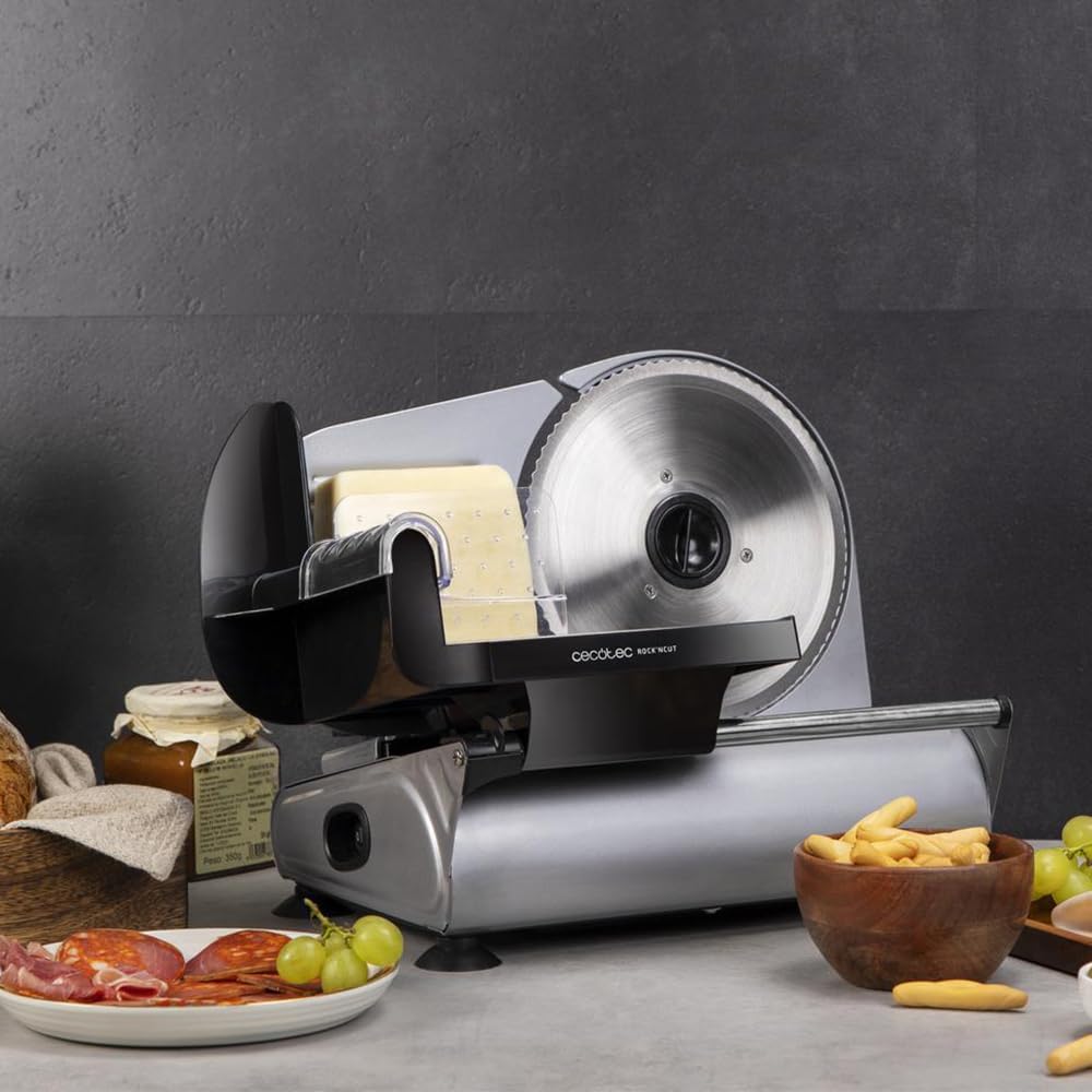Cecotec - Rock'nCut Advance - 190mm - trancheuse 180W inox, stabilité