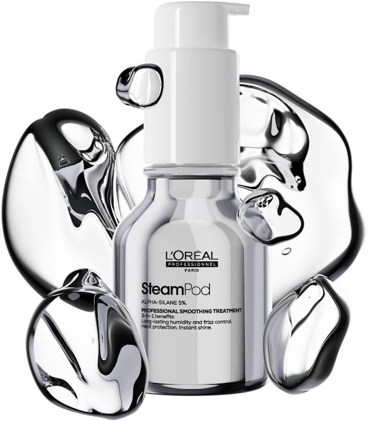 L'Oréal Professionnel - SteamPod - sérum 50ml - protège jusqu'à 230°C, anti-frizz, anti-humidité