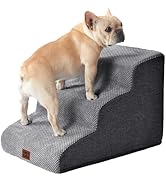 EHEYCIGA Escalier pour petits chiens de 40 cm de haut, escalier pour animaux de compagnie pour canapé lit, escalier pour chiens...