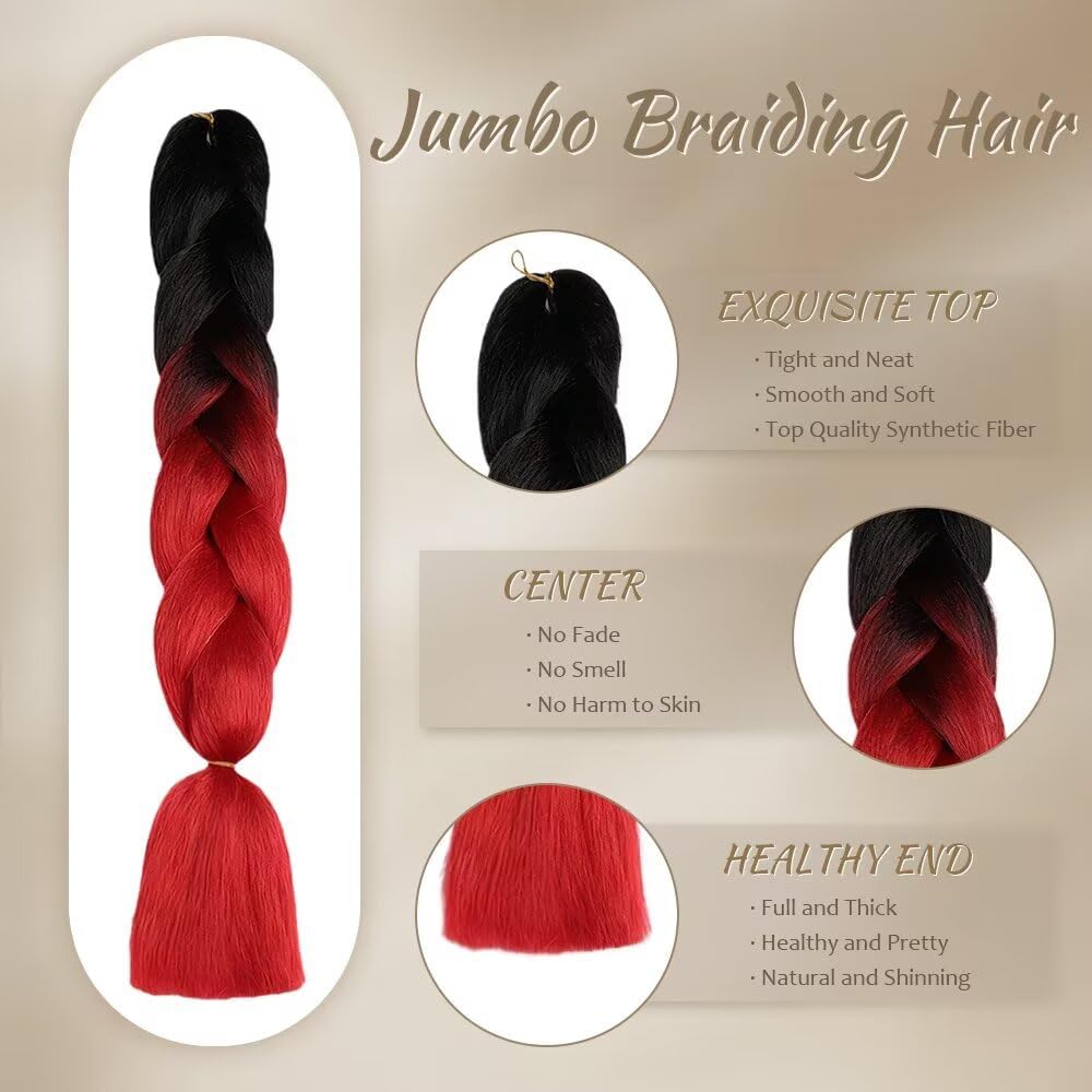 ShowJarlly - Ombre Jumbo Braids 24