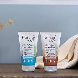 deux gels coiffants