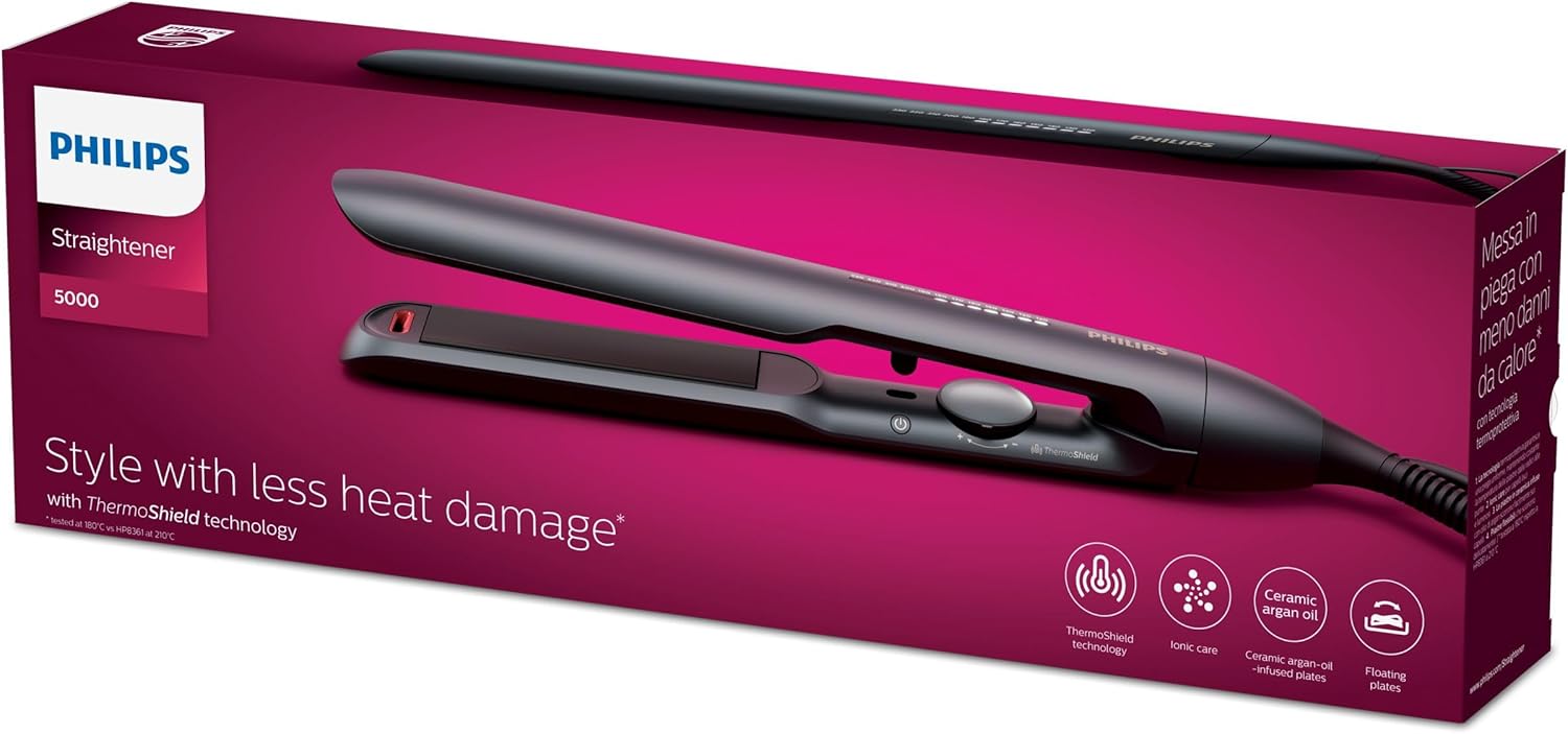 Philips - série 5000 - 37,1x12,1x6,4 cm - ThermoShield, rose - BHS510/00