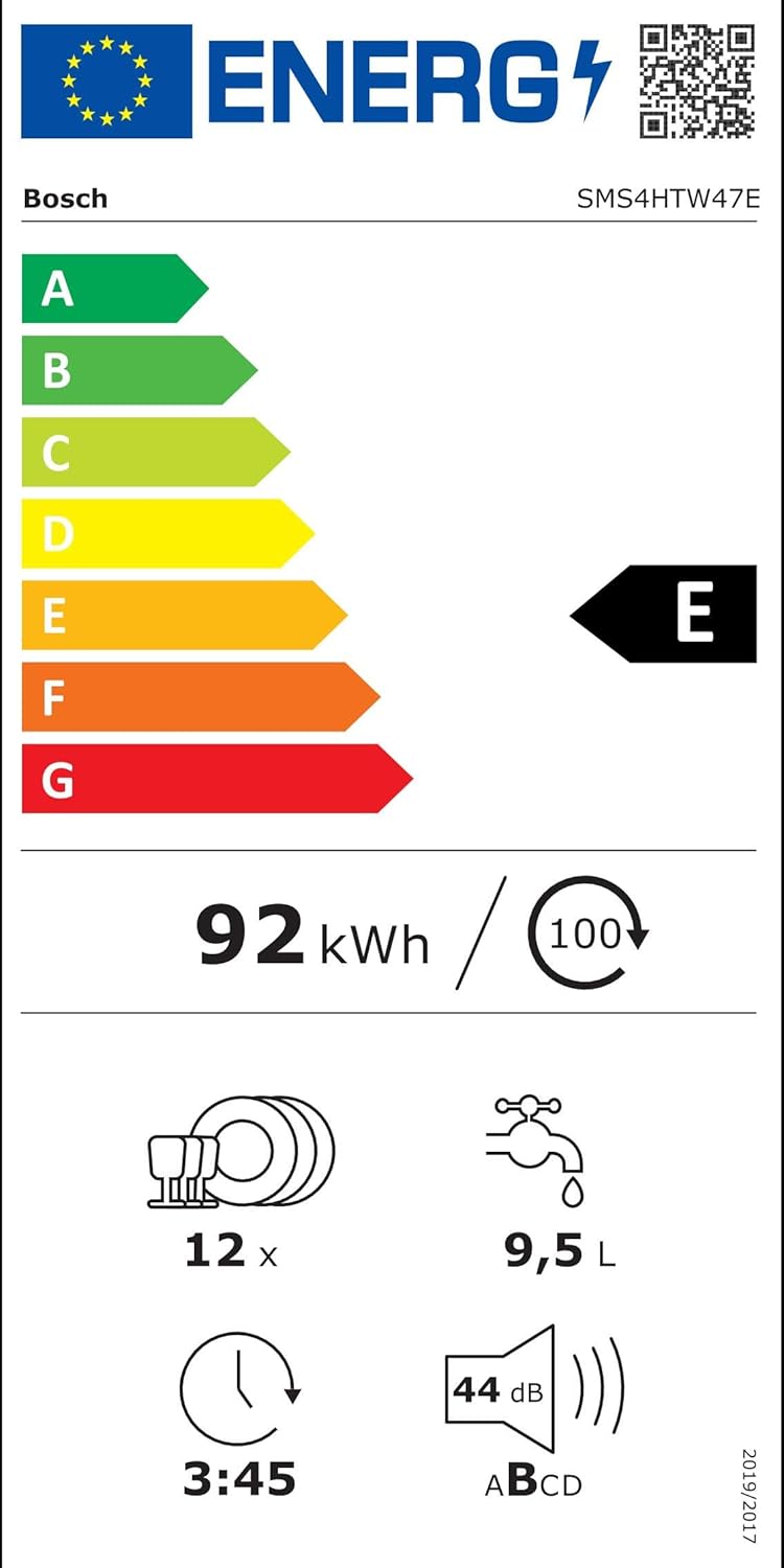 Bosch - Série 4 60cm, 12 couverts, silencieux, Home Connect