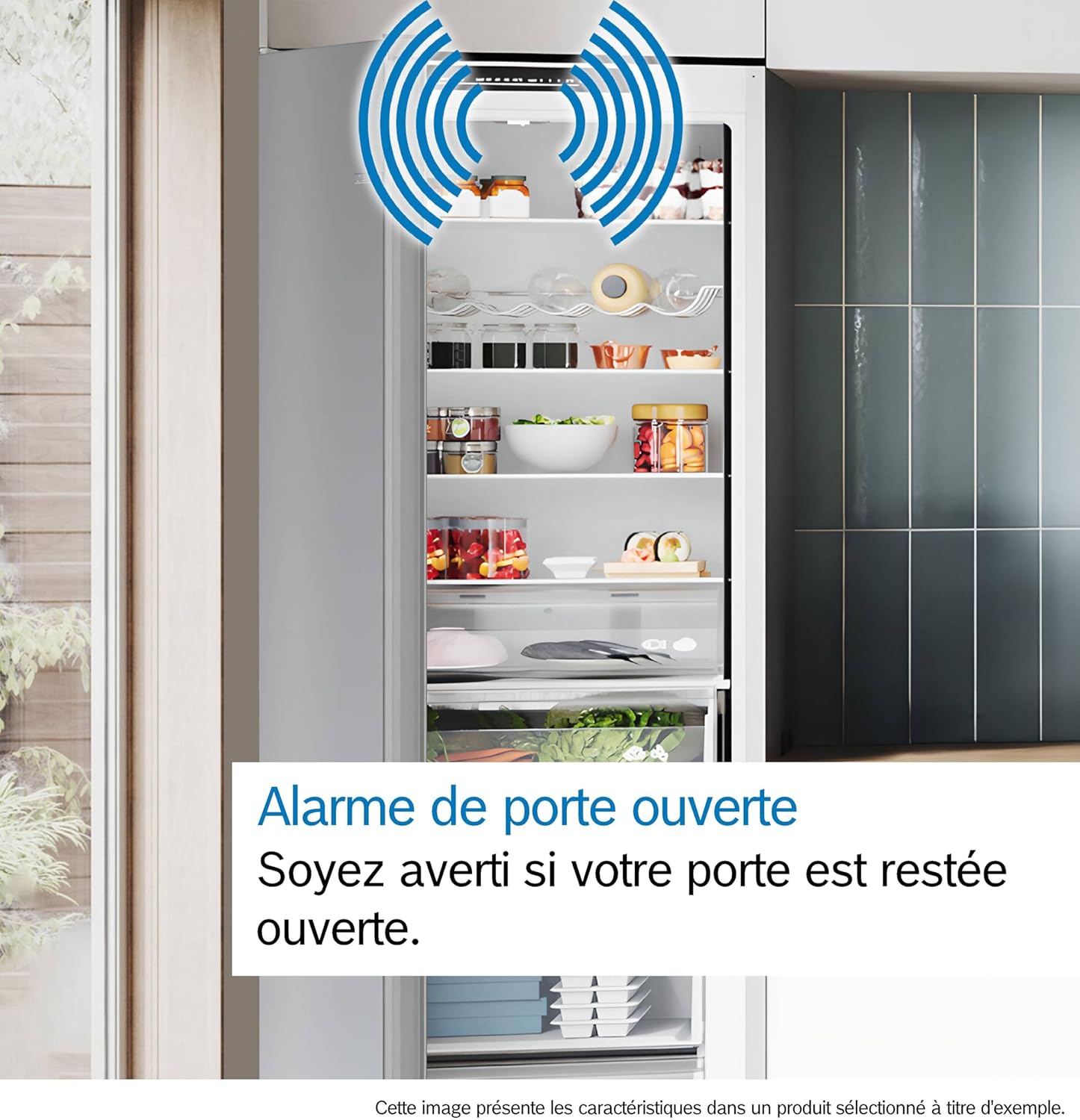 Bosch - combiné Série 6 - 201x60 cm - inox - KGE39ALCA