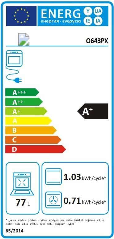 Hisense - four encastrable série O - 77L, 60cm, vapeur, pyrolyse, A+ - O643PX