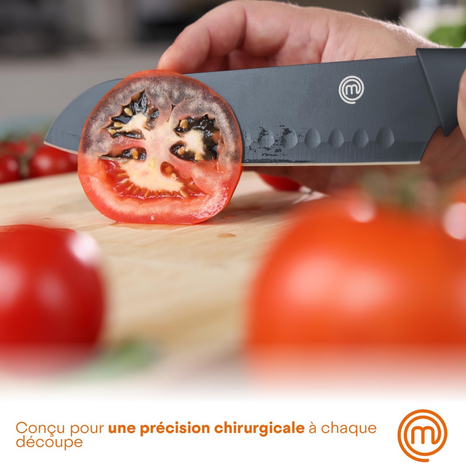 MasterChef - Set de coutellerie Azure - 3 pièces - inoxydable, manche ergonomique