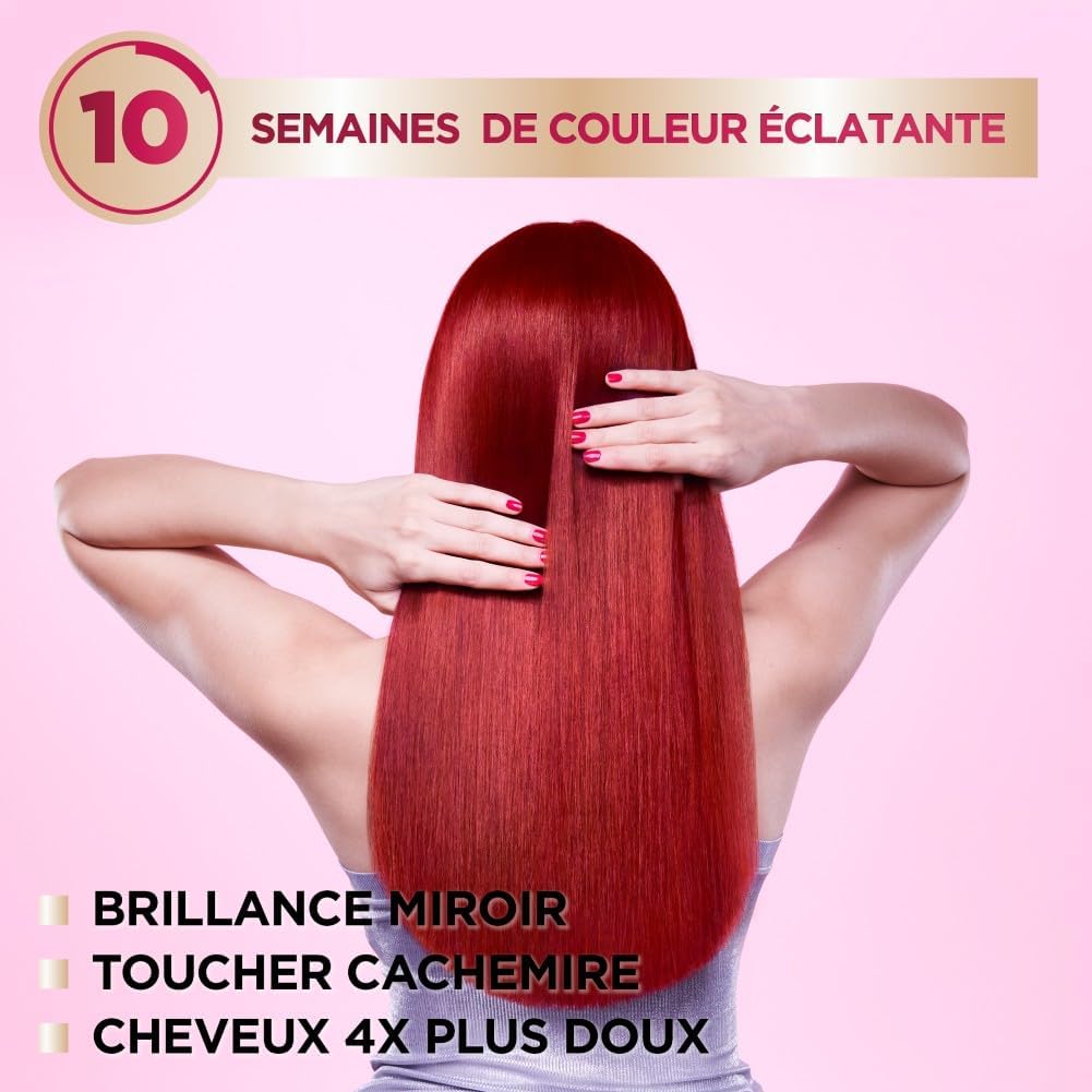Garnier - Color Sensation - 4.0 Châtain - crème permanente, couvre 100% cheveux blancs, tenue 10 semaines