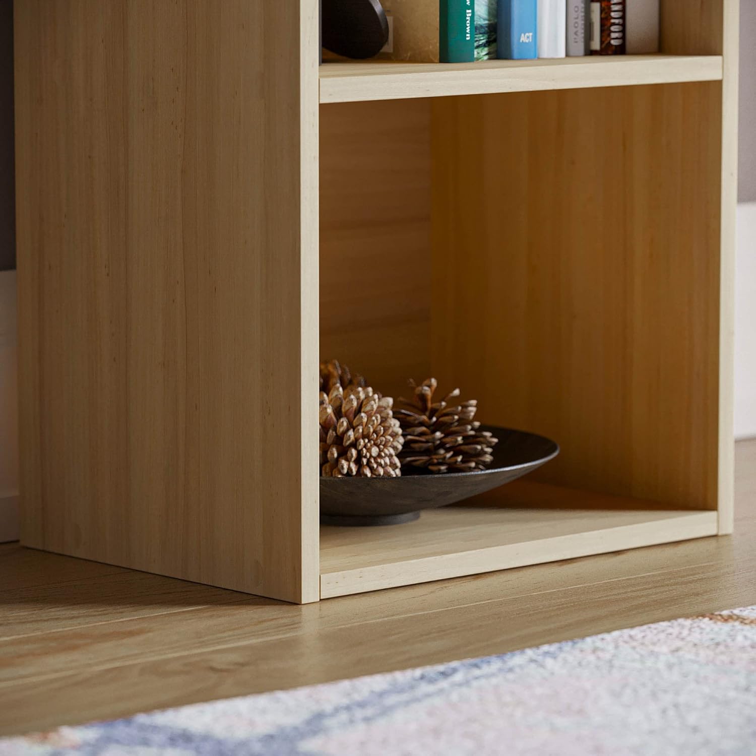 Vida Designs - Oxford 2 niveaux - 54x32x24cm - bibliothèque chêne, rangement compact