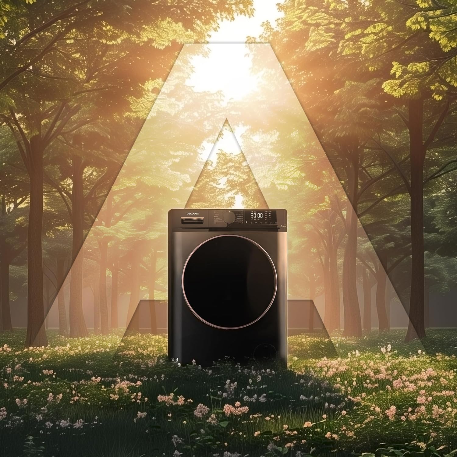Cecotec - Bolero DressCode Série 8 kg - Inverter, Vapeur, 1400 tr/min, 15 programmes - 8610
