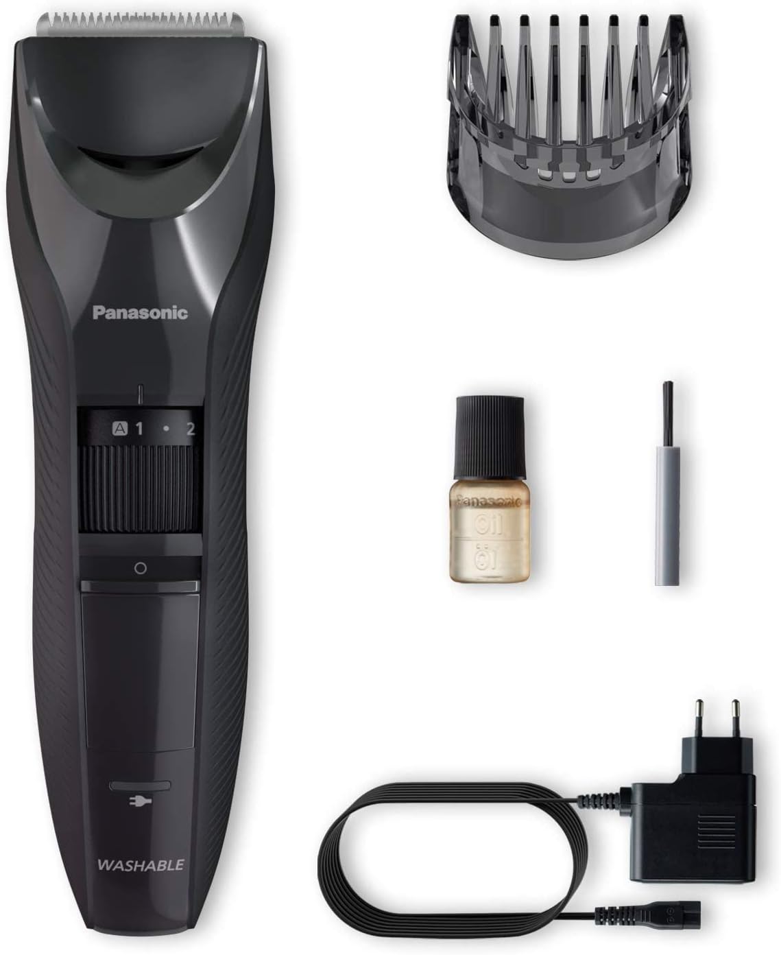 Panasonic - Tondeuse cheveux sans fil étanche, 19 réglages, ER-GC53-K503