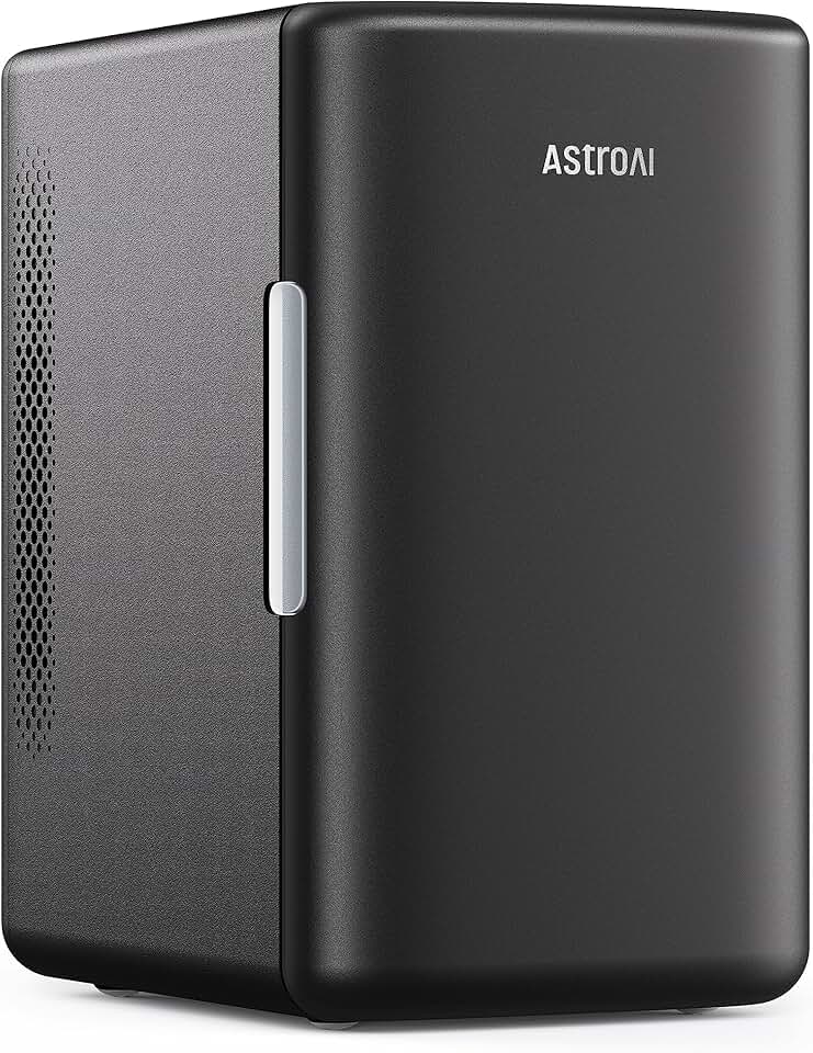 AstroAI - Mini Frigo 6L - 8 canettes, chaud/froid, auto/maison