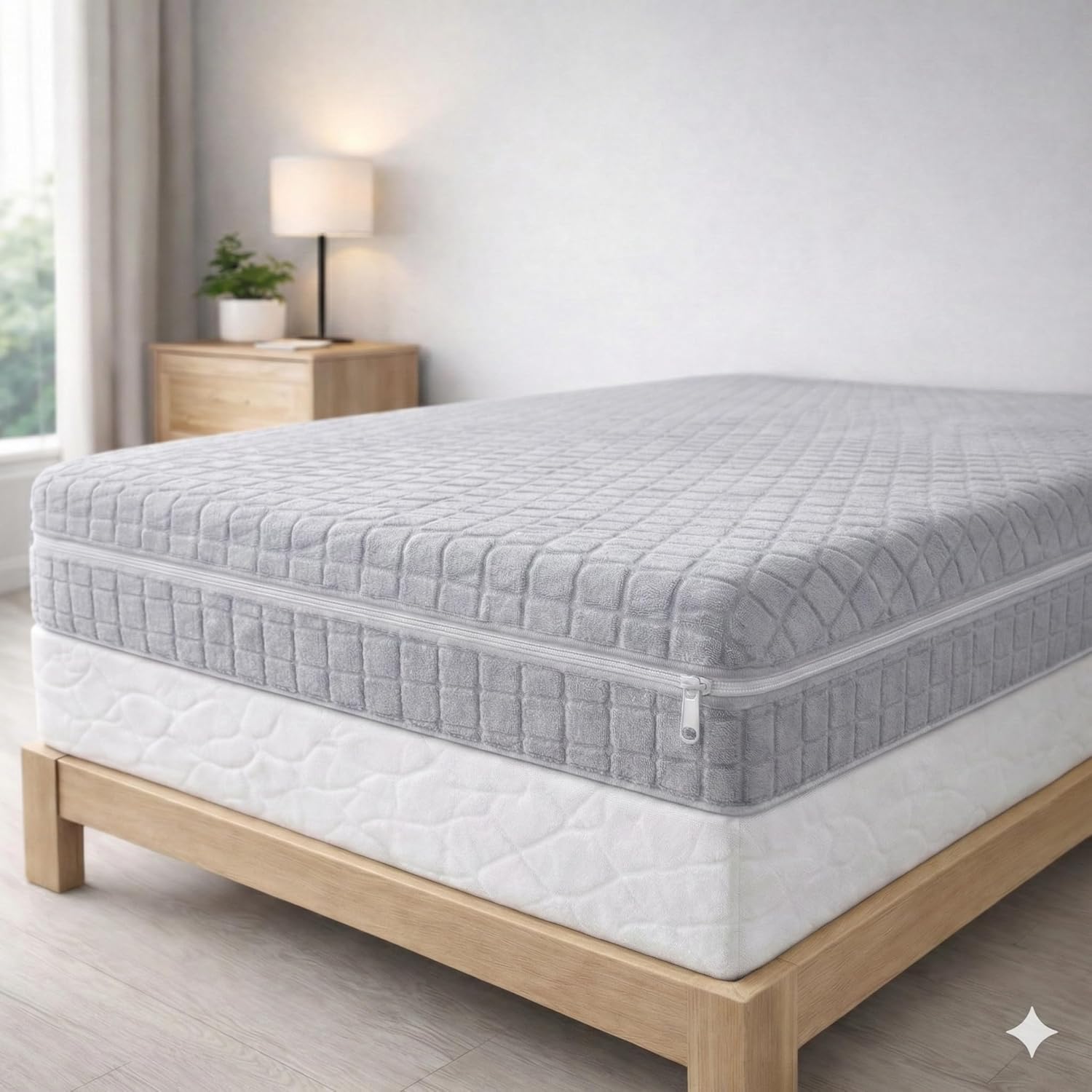 Degrees Home – housse Teide – 90 cm – anti-acariens, respirante, extra douce