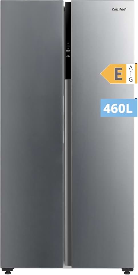 Comfee' - Réfrigérateur américain série Inox, 177,5cm, No Frost, 460L, RCS609IX2