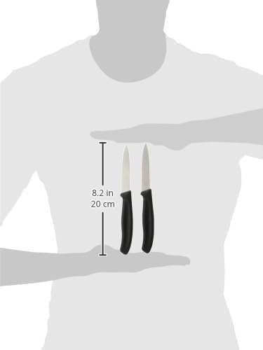Victorinox - Swiss Classic - 8 cm - Set de couteaux éplucheurs, lames tranchantes, inox