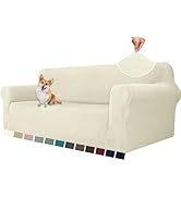 YSTELLAA Extensible Housse De Canapé 3 Places, Universelle Housse Canapé avec Accoudoirs, Sofa Co...