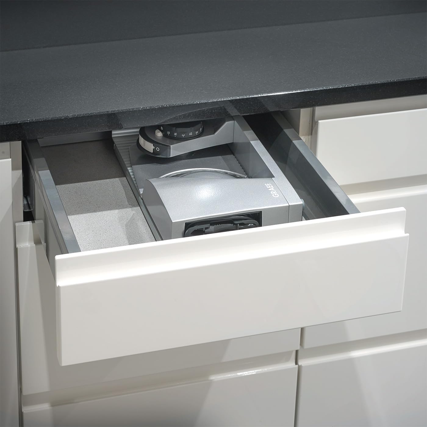 GRAEF - Trancheuse universelle série MYtiny - compacte, lame 170 mm, épaisseur 0-15 mm, tout métal, pliable - MT1000