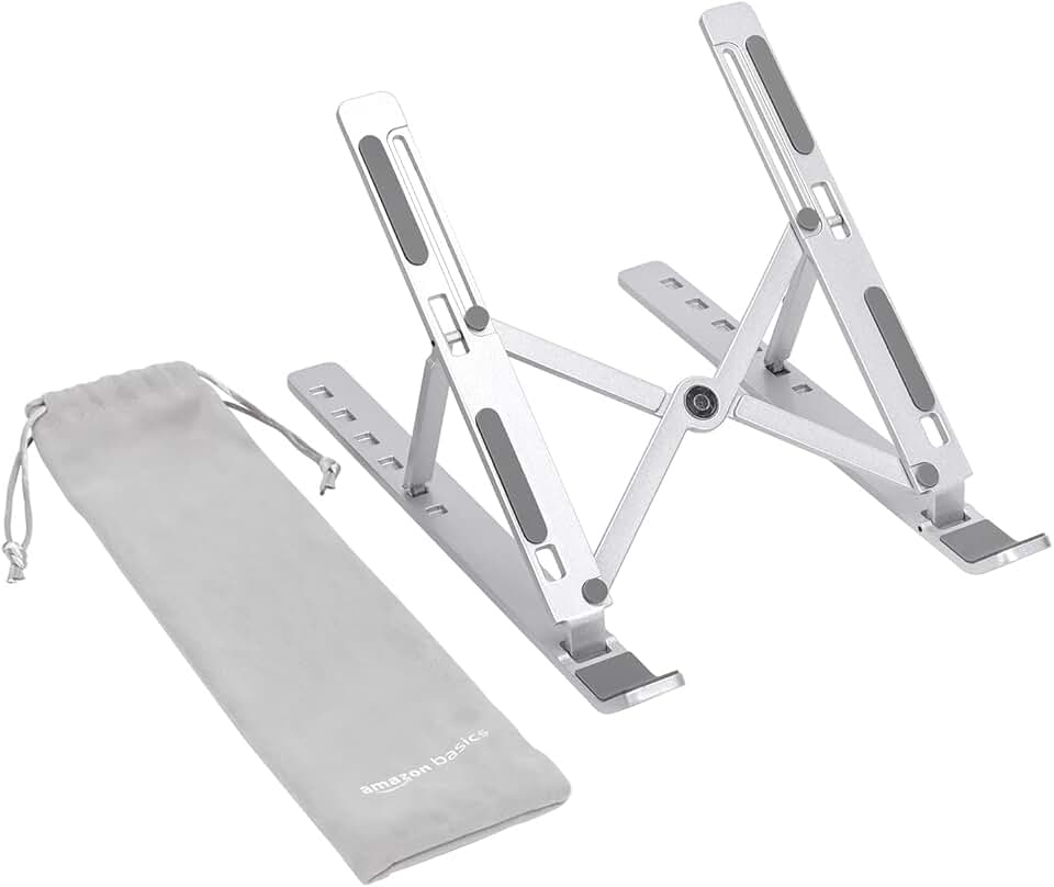 melyano Basics - support ordinateur portable série réglable - 24x16.4x4.4 cm - 6 angles, pour 10-15.6 pouces