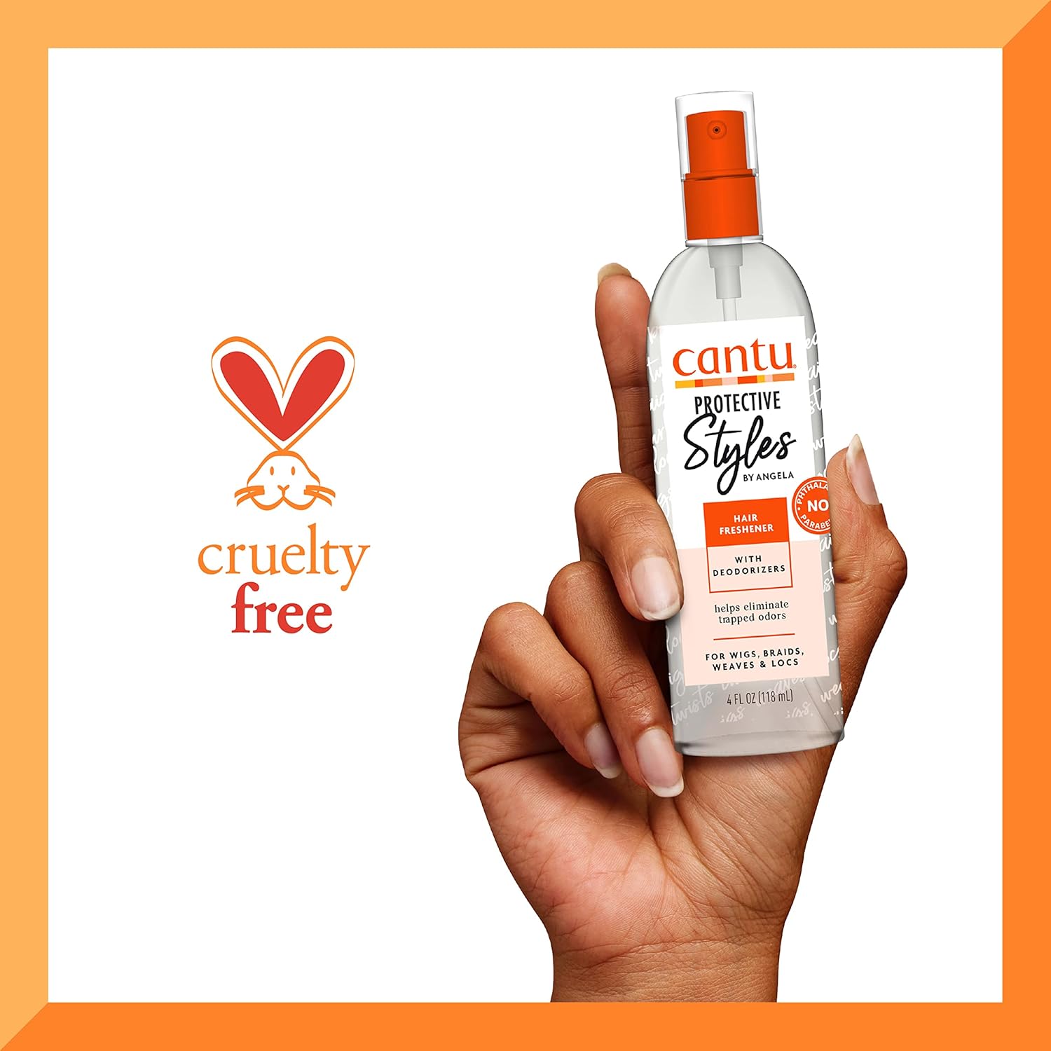 Cantu - Protective Styles Brume Rafraîchissante - 118ml - parfumée cheveux