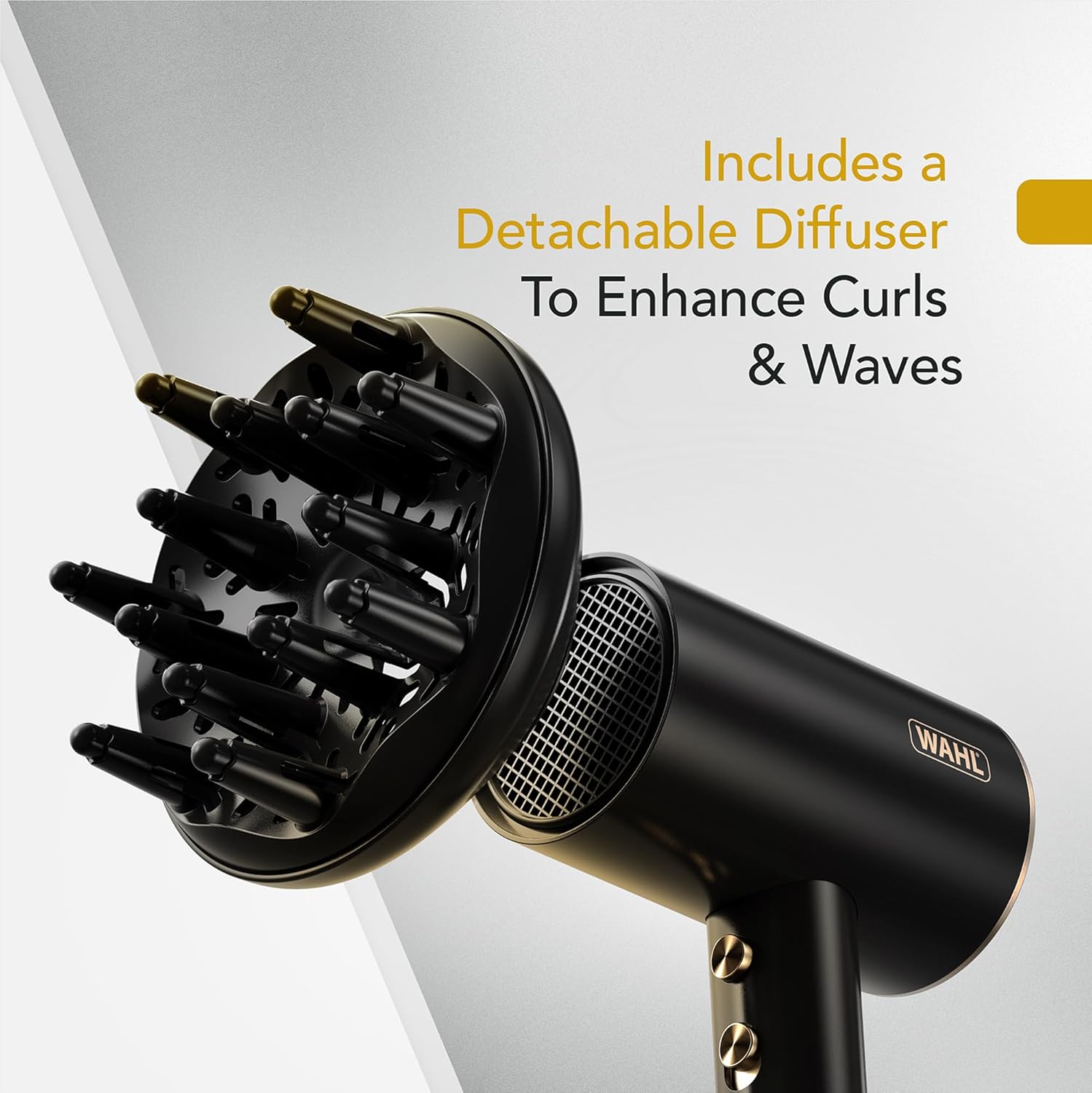 WAHL - Ionic Flow - compact, léger, puissant, séchage rapide, sans frisottis
