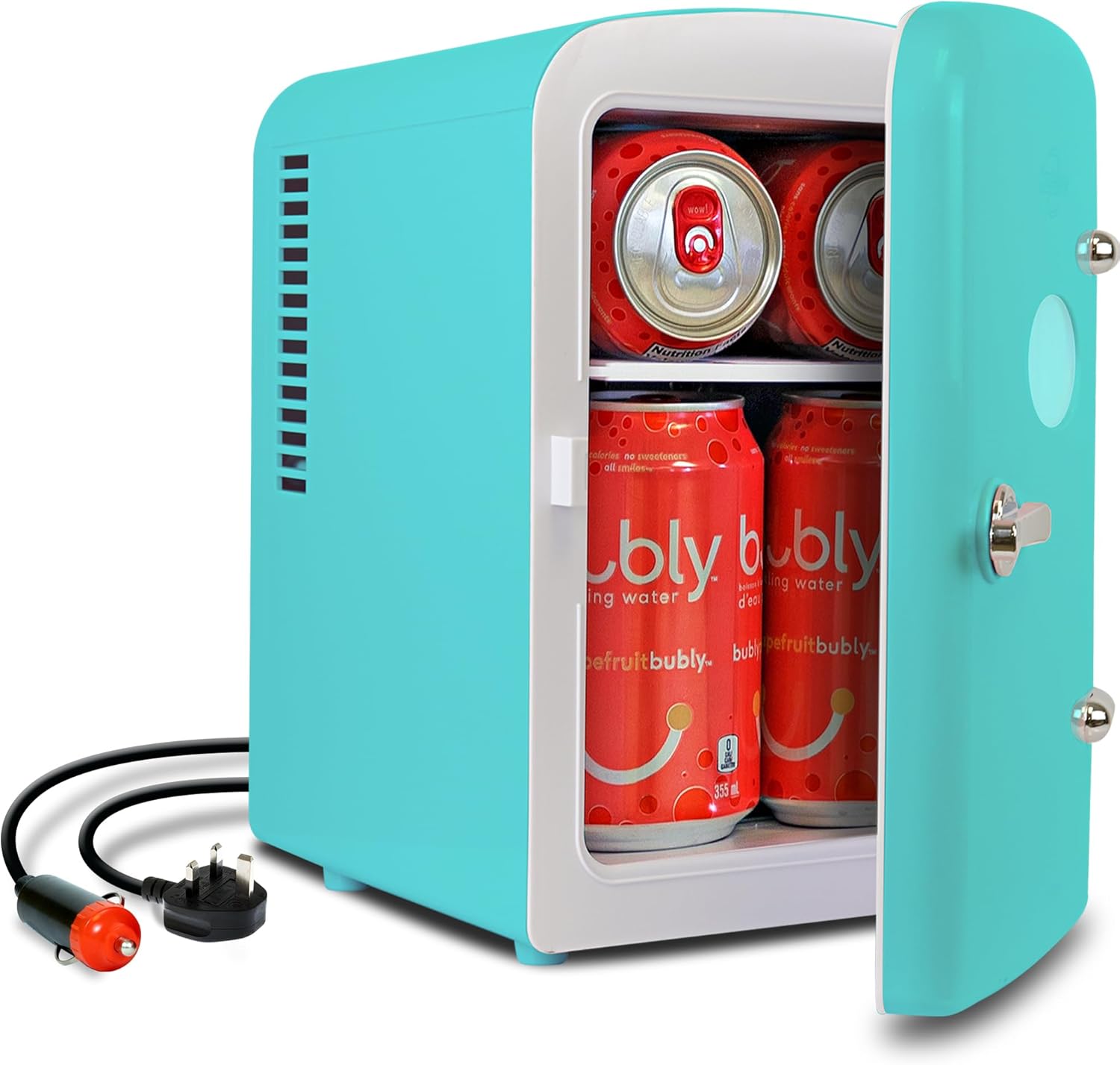 Koolatron - mini frigo rétro 4L - portable, boissons/cosmétiques, vert