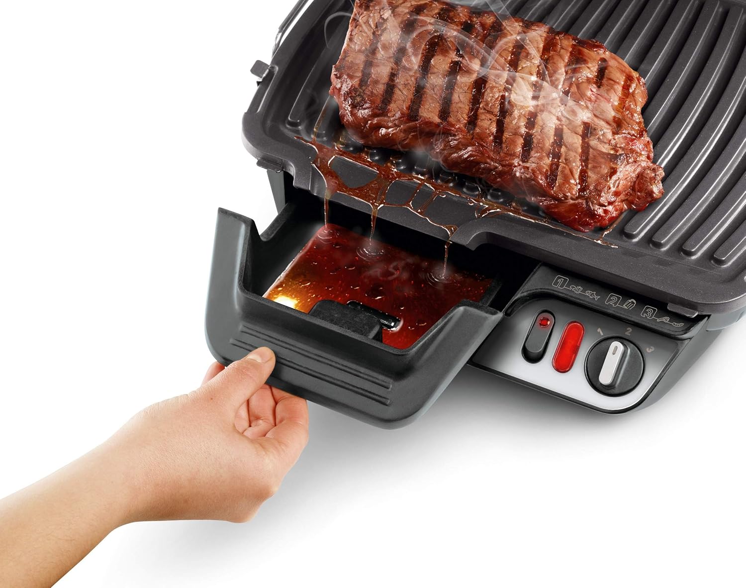 Tefal - Grill Ultracompact 600 Comfort - XL - thermostat réglable - GC306012