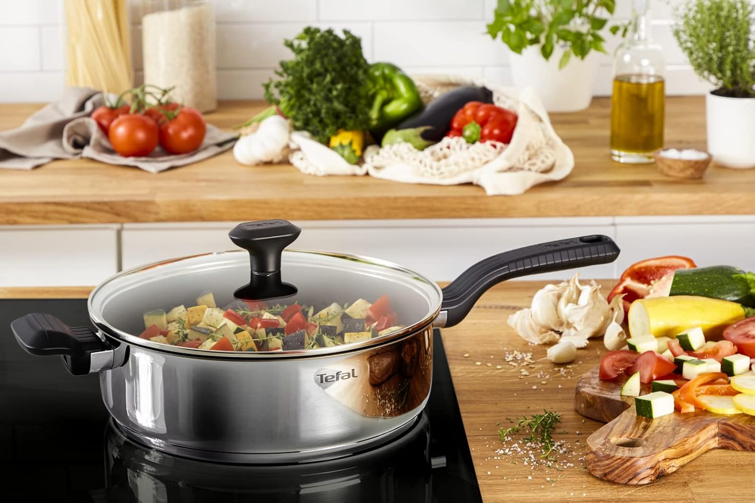 Tefal - Comfort Max sauteuse 26cm - inox induction antiadhésif G7263344