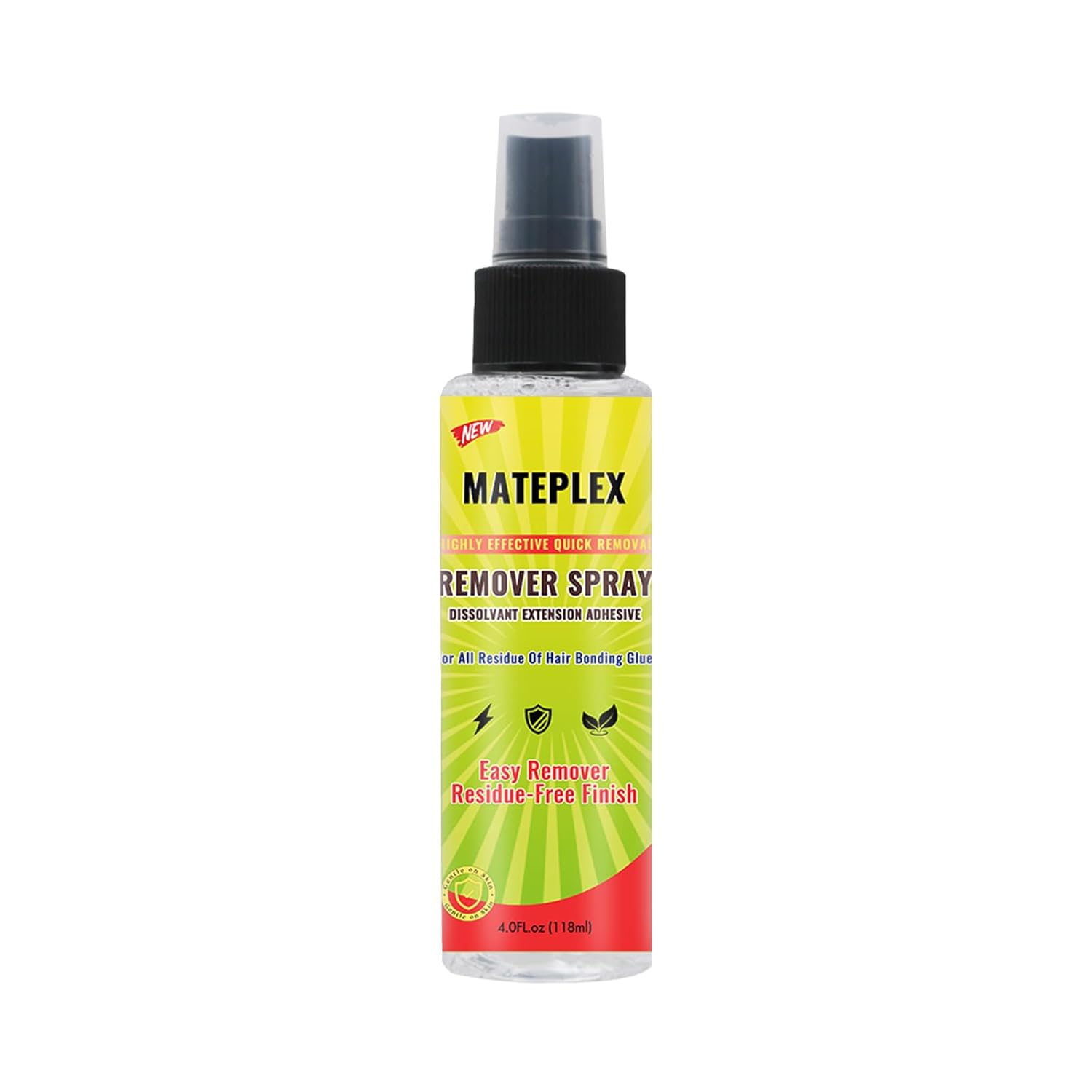 Dissolvant extensions adhésives/colle perruque - 118ml - action rapide, facile à utiliser, entretien postiches