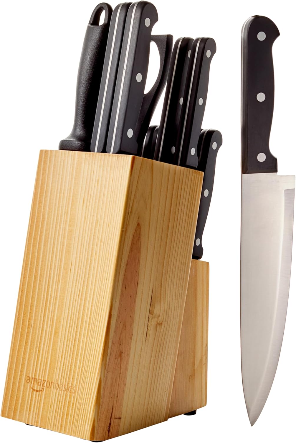 melyano Basics - Bloc couteaux 14 pièces - noir - ensemble de cuisine complet