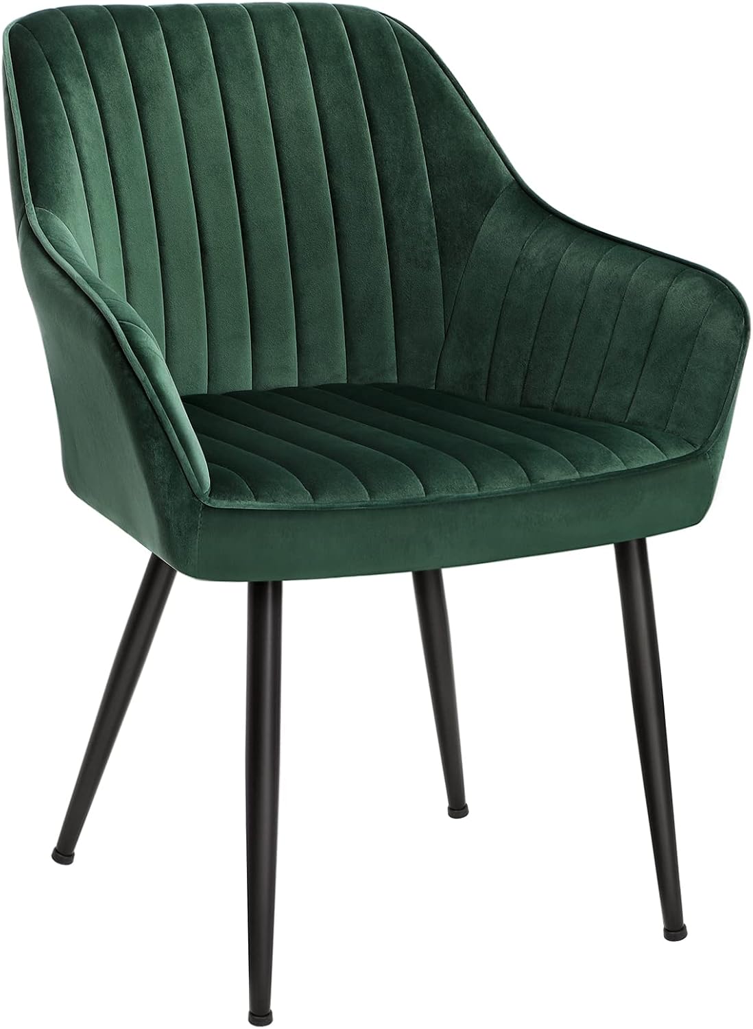 SONGMICS - fauteuil salle à manger velours, 120kg, pieds métal, LDC087G01-6