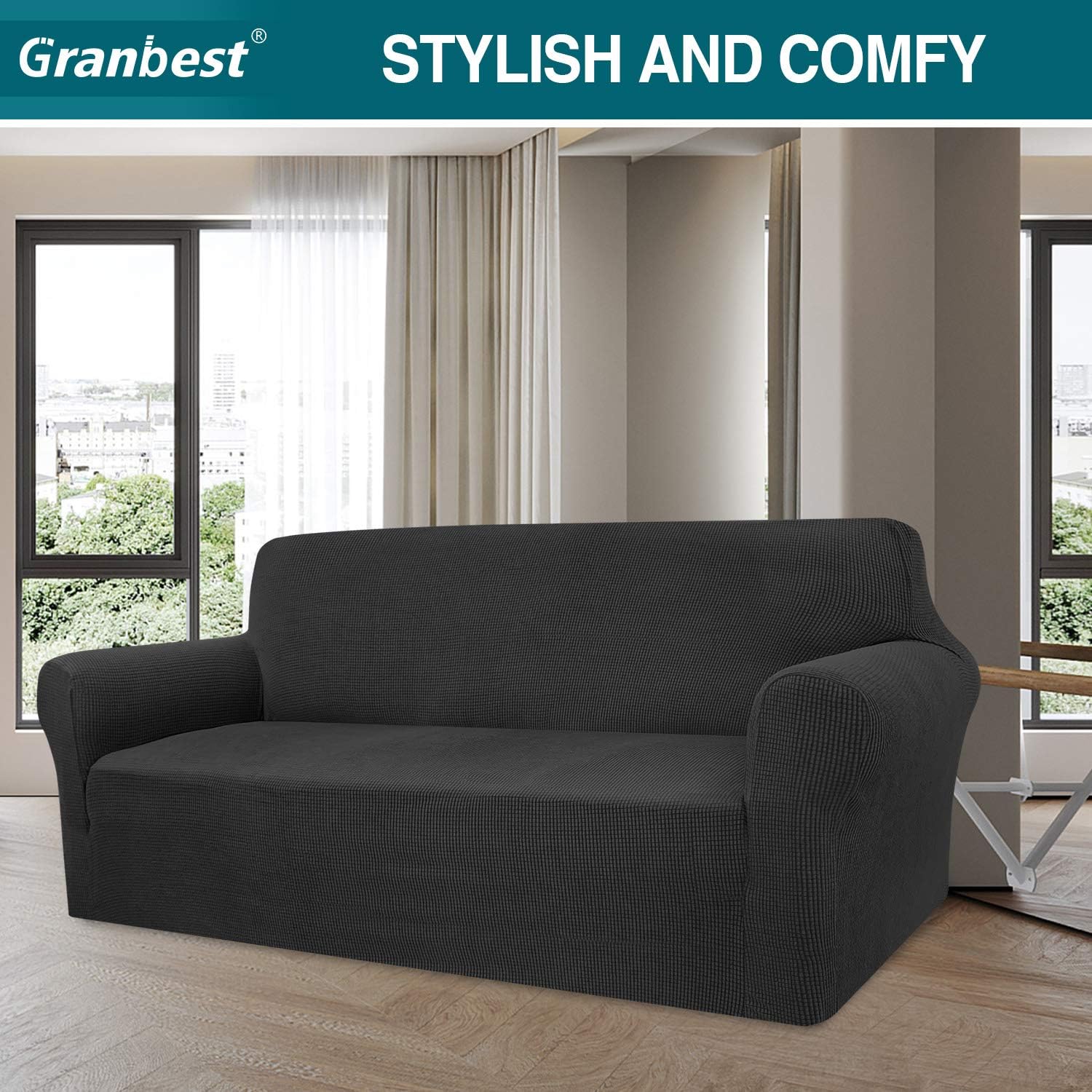 Granbest - housse canapé Moderne Jacquard - extensible - protection animaux