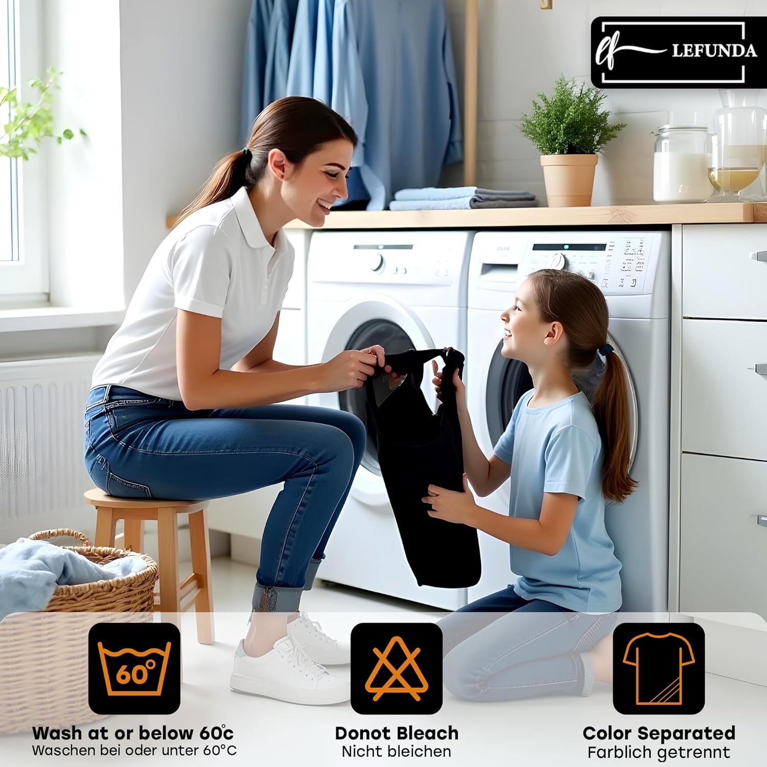 LEFUNDA - tablier ajustable avec 3 poches, étanche, longues lanières