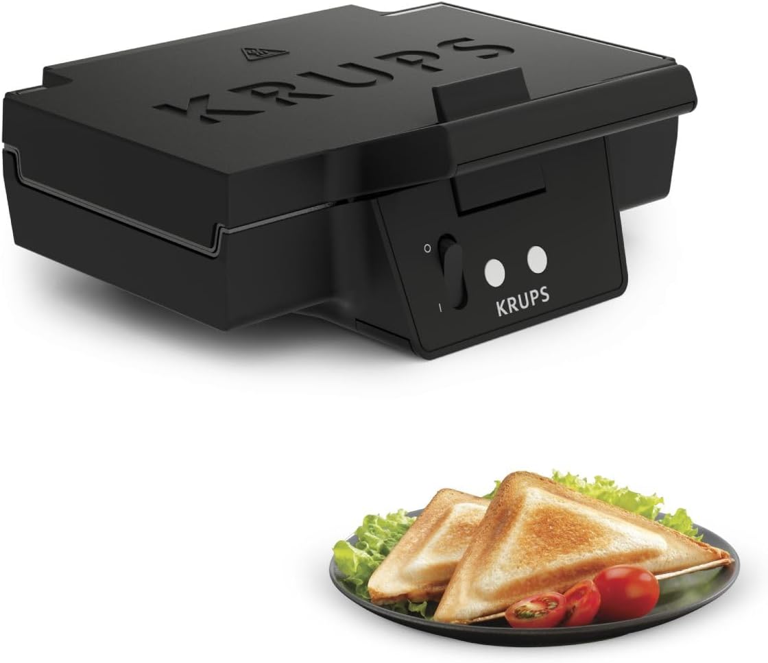 Krups - FDK 451 - plaques 25x12 cm - 850W, noir, FDK451