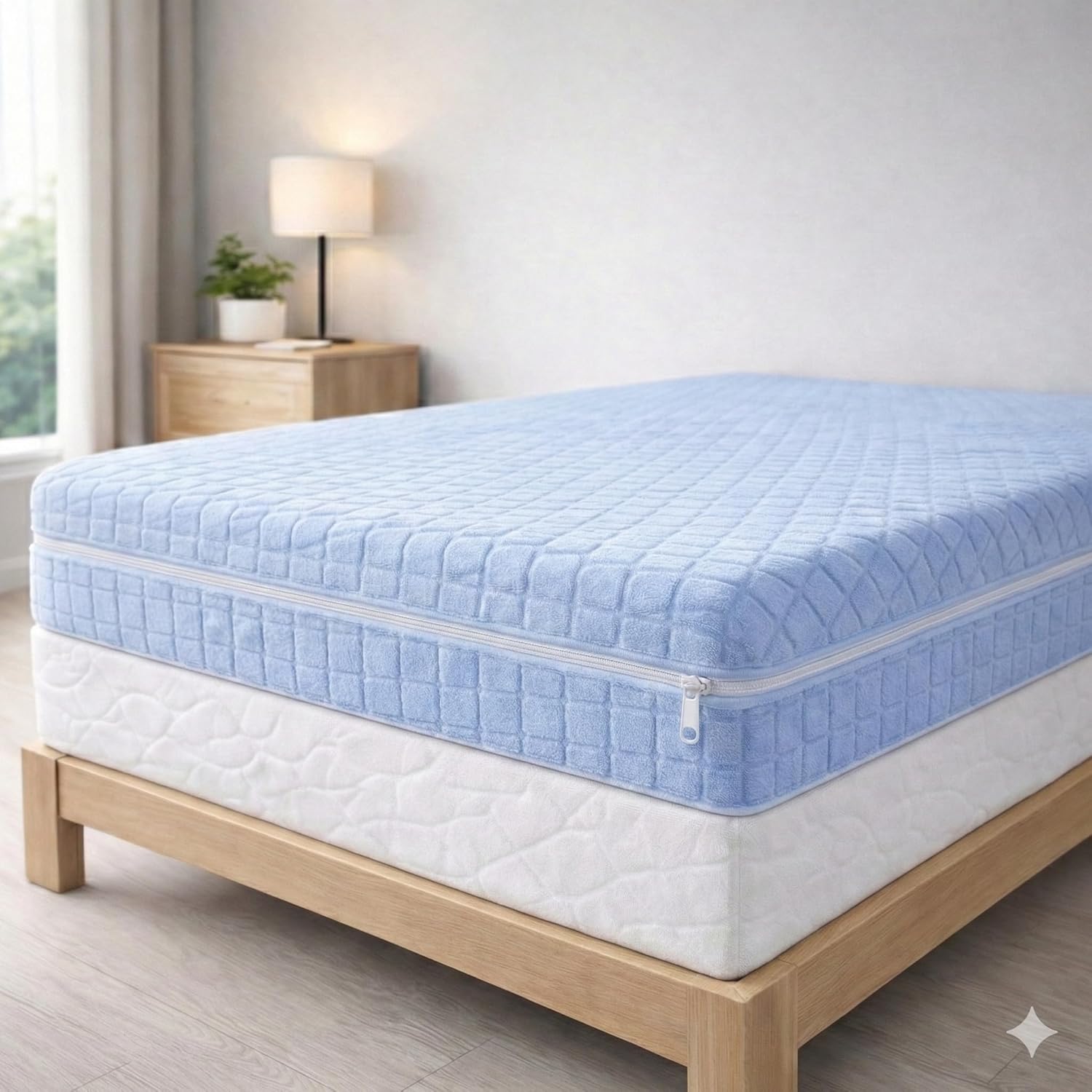 Degrees Home - Teide housse matelas 105 cm - anti-acariens, respirante, lavable