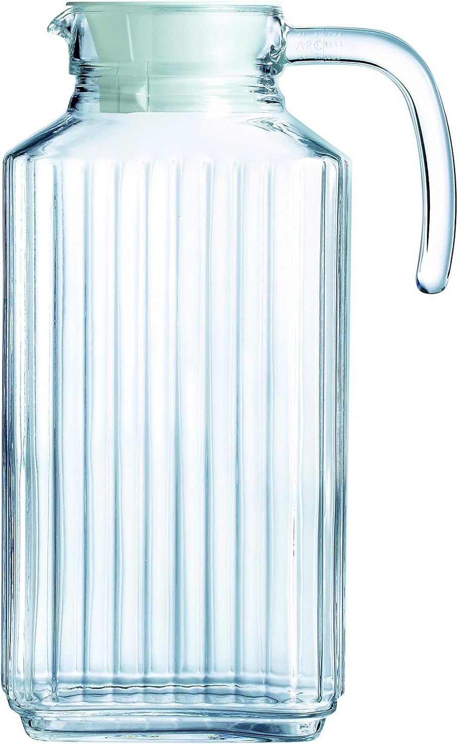 Luminarc - Quadro (Arcoroc) - 1,7L - pichet réfrigérateur, couvercle blanc, lot de 2