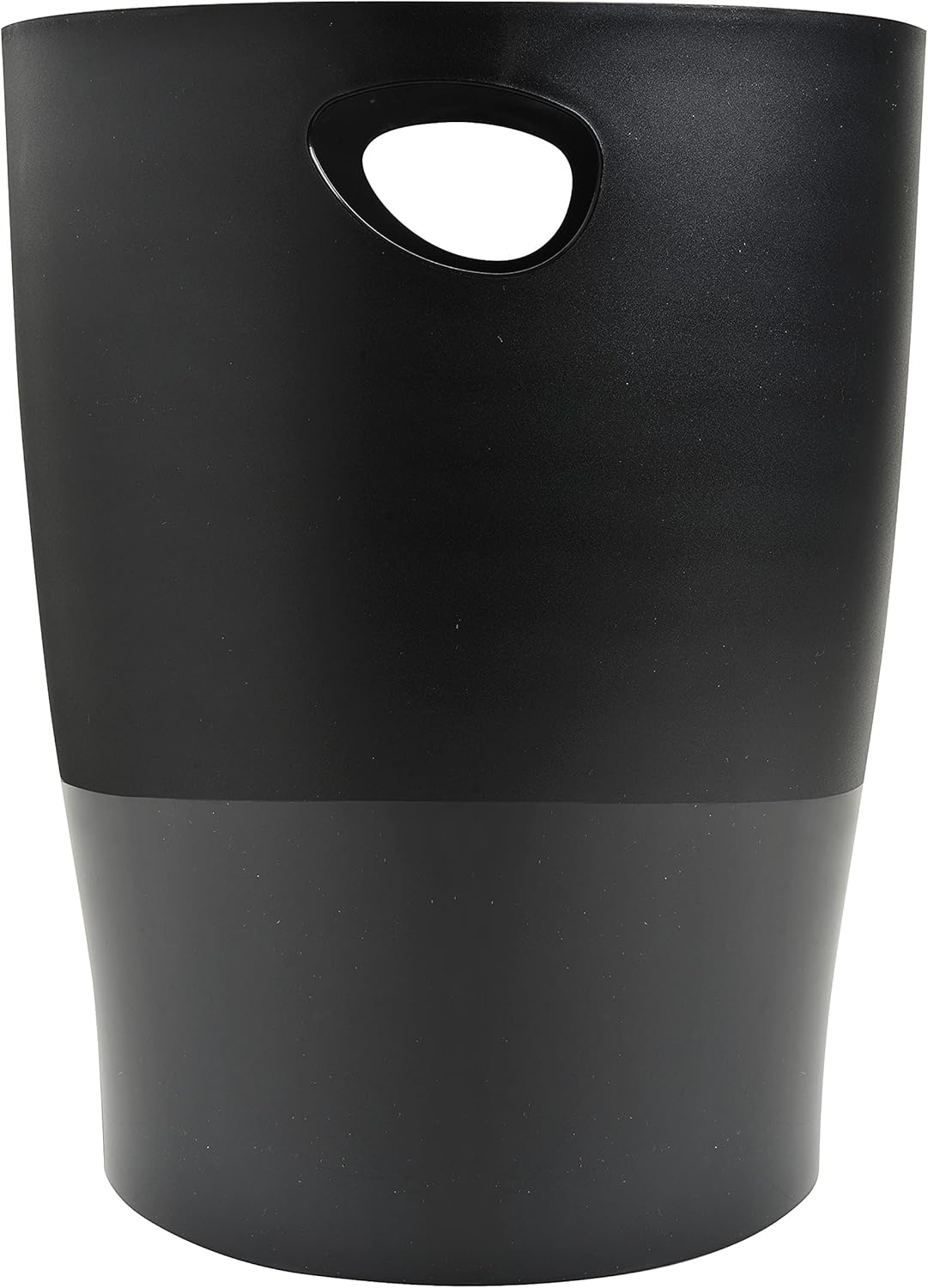 Exacompta - Corbeille à papier ECOBIN, 15L, poignées, noir - 453014D