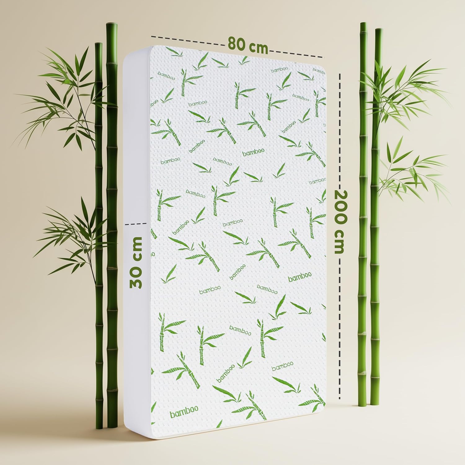 Utopia Bedding - Protège-matelas Premium - 80x200x30cm - Imperméable, respirant, Oeko-Tex