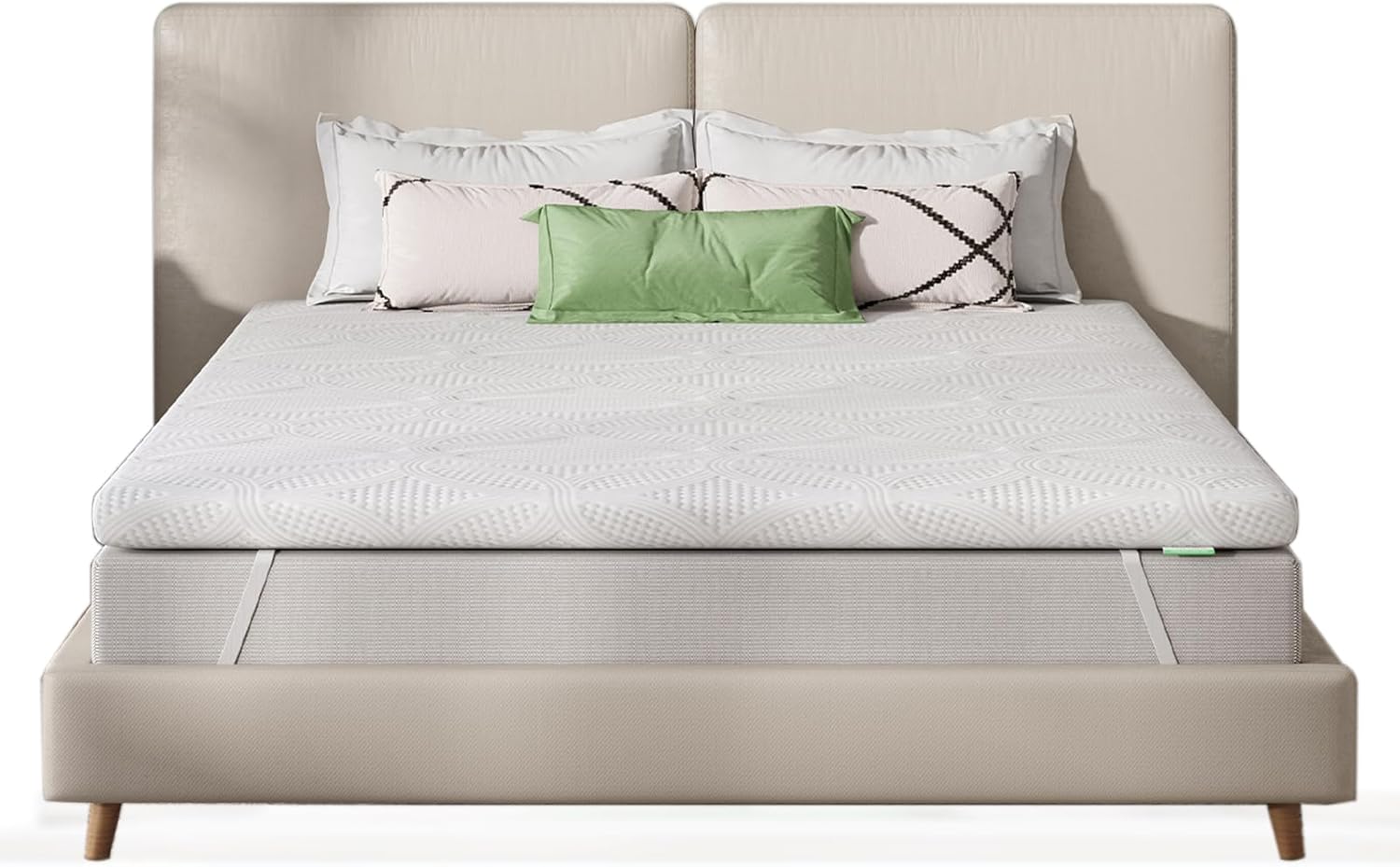 Novilla - surmatelas mémoire de forme 160x200 cm, 7,5 cm, housse lavable