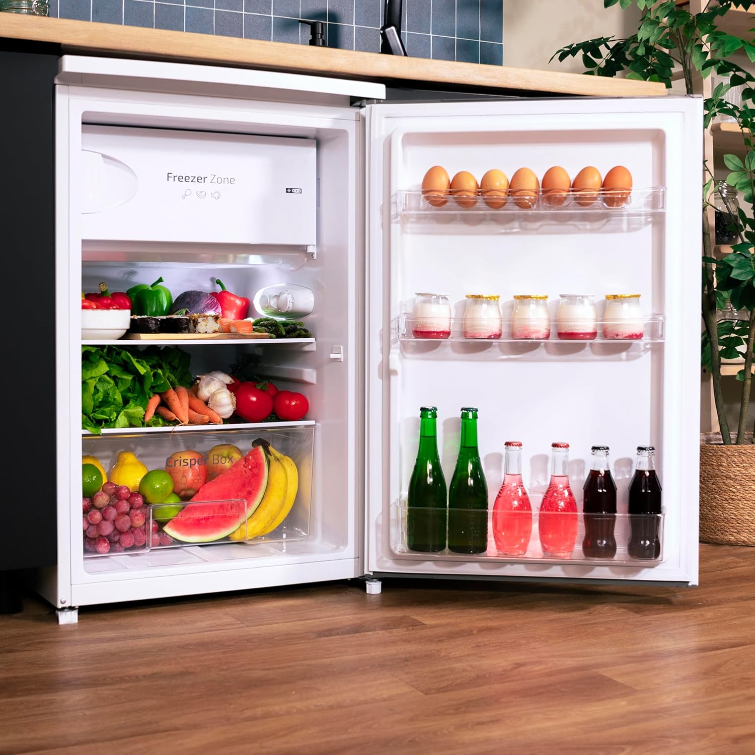 Cecotec - Mini réfrigérateur compact 107L, porte réversible, silencieux, TT 107