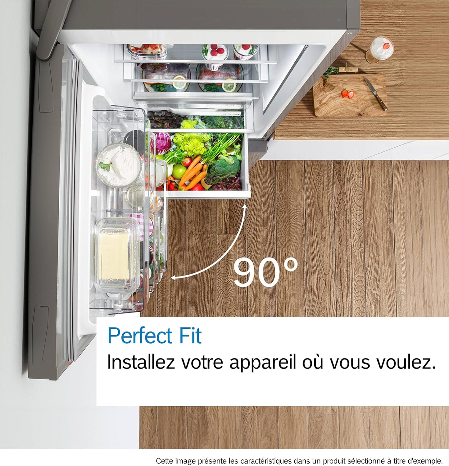Bosch - Réfrigérateur combiné Série 4, 186x60cm, Inox, KGN367LDF