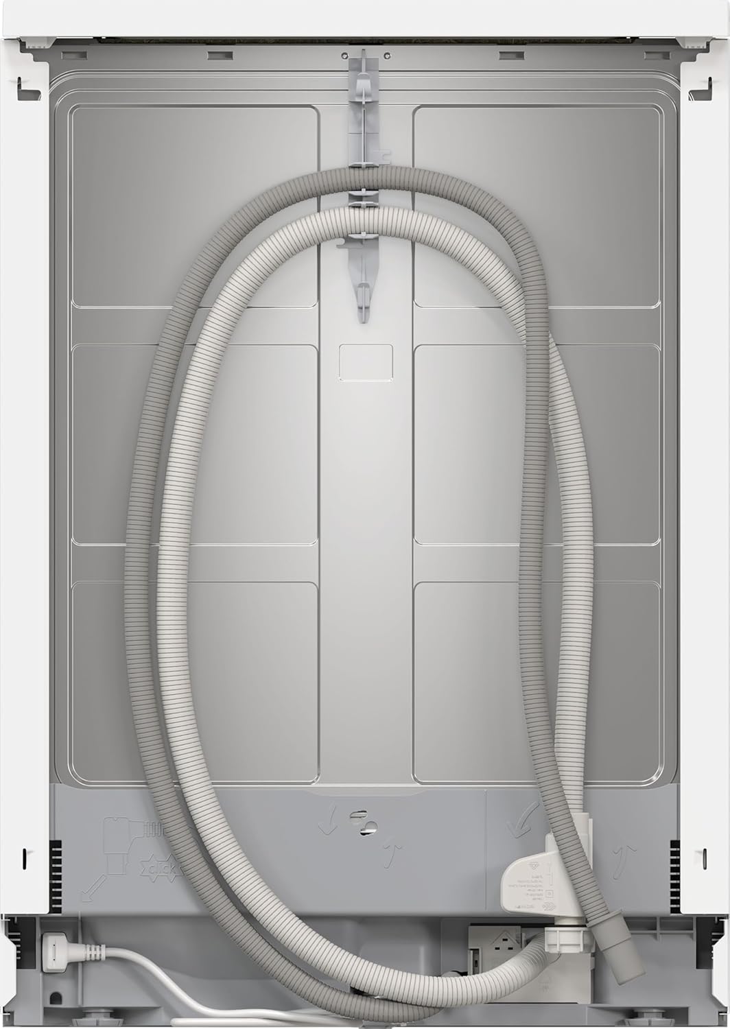 Bosch - Lave-vaisselle Série 4, 60cm, pose libre, blanc - SMS4EMW01F