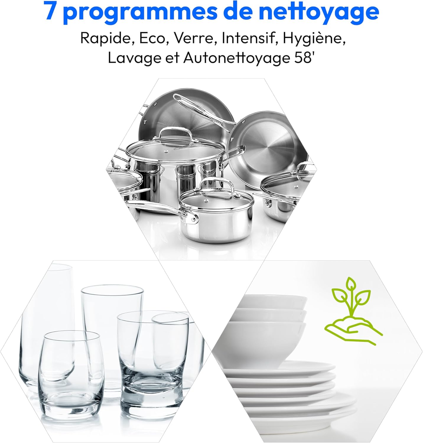 Medion - compact, 5 couverts, 7 programmes