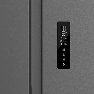 réfrigérateur américain SBS réfrigérateur 2 portes side by side 177 cm 559 litres basse consommation No frost 