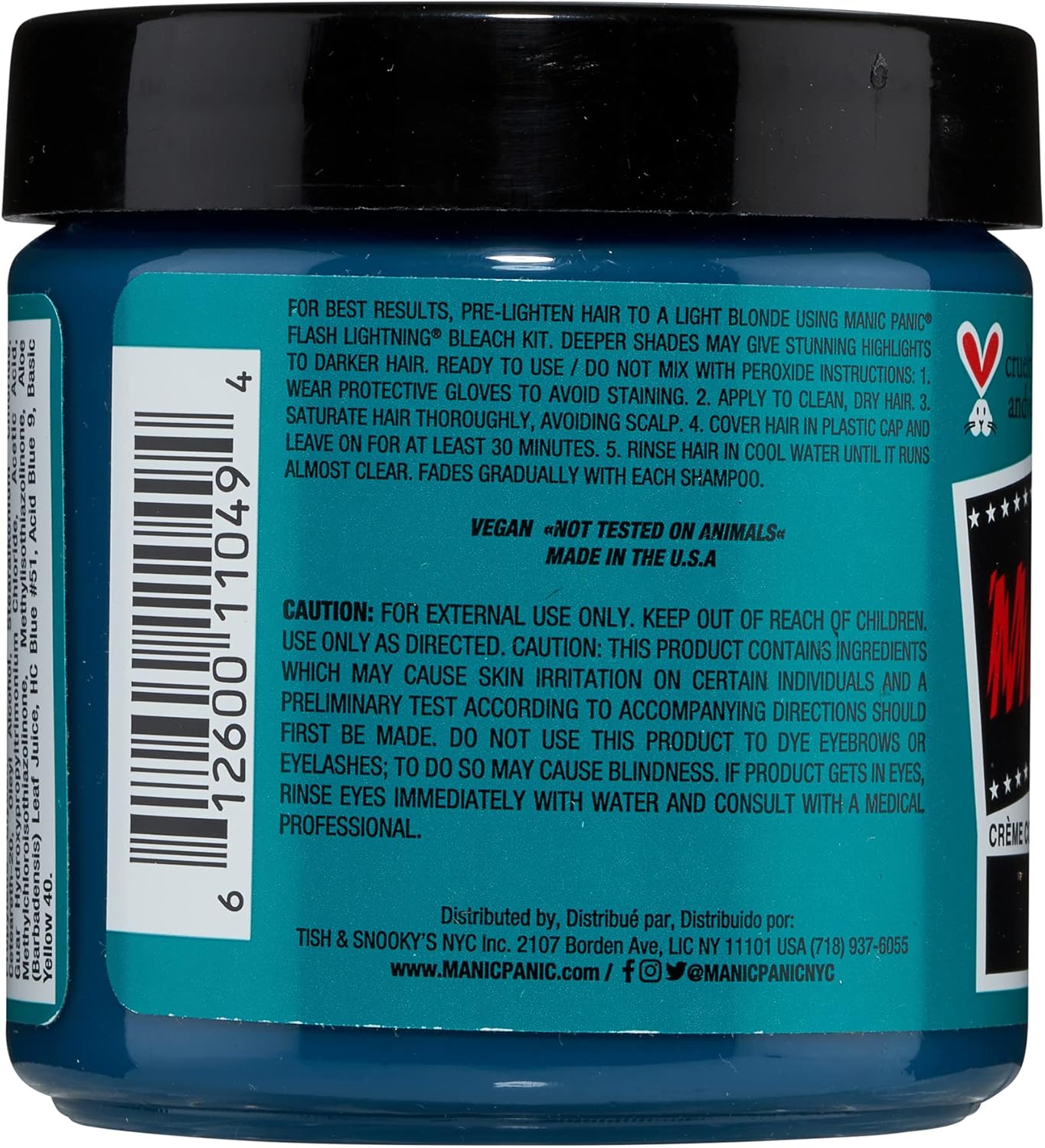 Manic Panic - Siren's Song Classic Creme - 3x118ml - Vegan, semi-permanent, vert