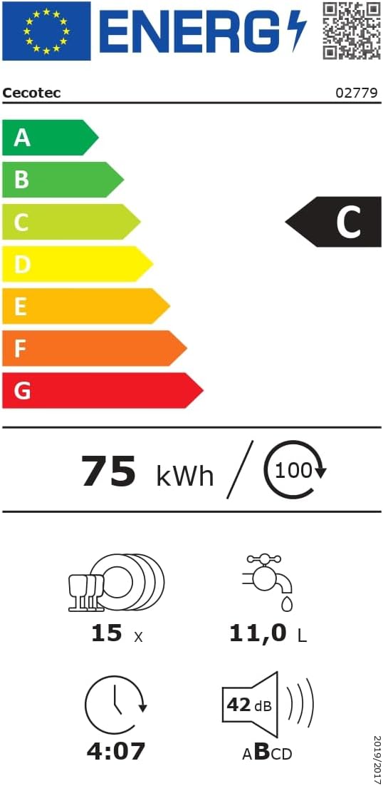 Cecotec - - 60 cm - 15 couverts