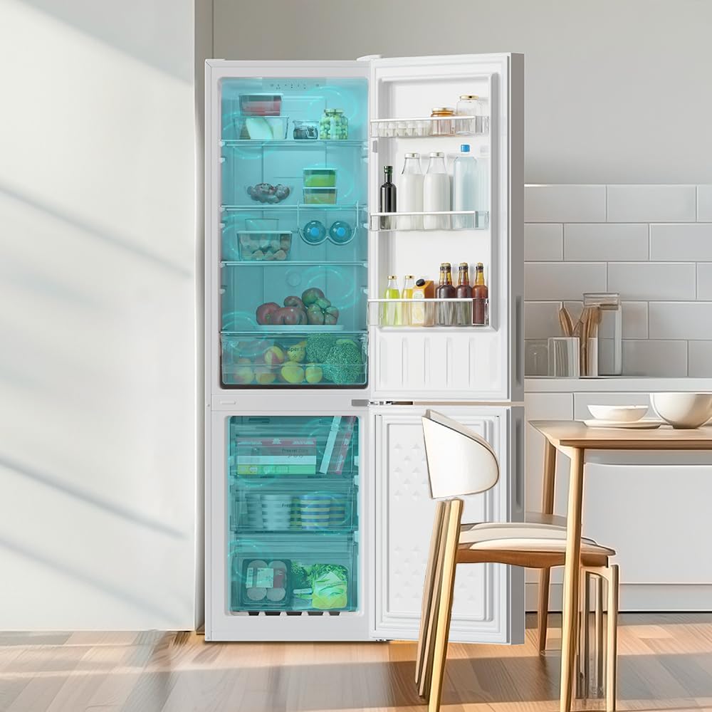 Cecotec - Bolero CoolMarket Combi 250 - 250L, No Frost, Inverter Plus, Multi Air Flow, classe D
