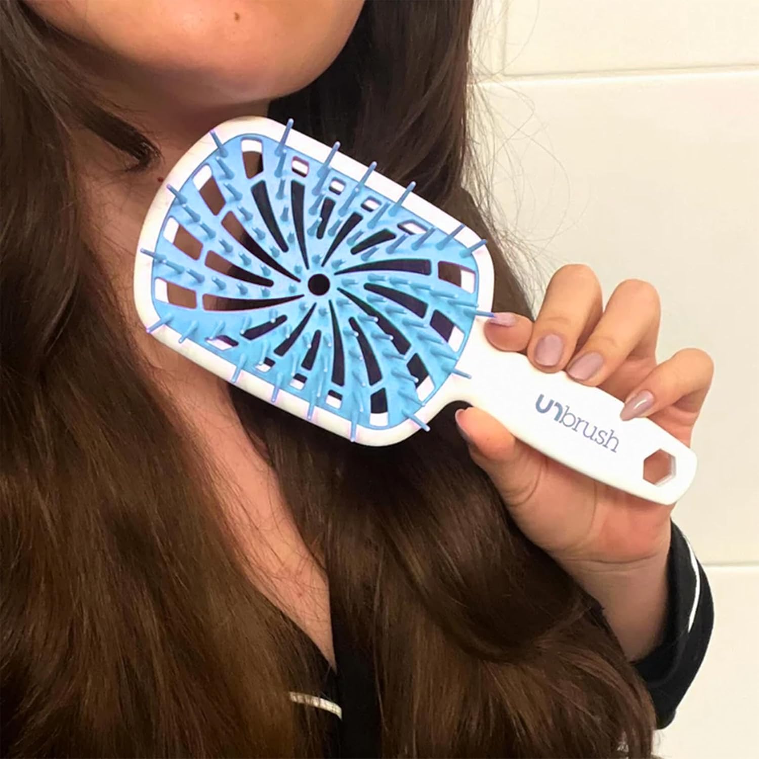 FHI Heat - UNbrush Plus - ultra légère, ventilée, 84 poils UltraFlex, démêlage cheveux bouclés