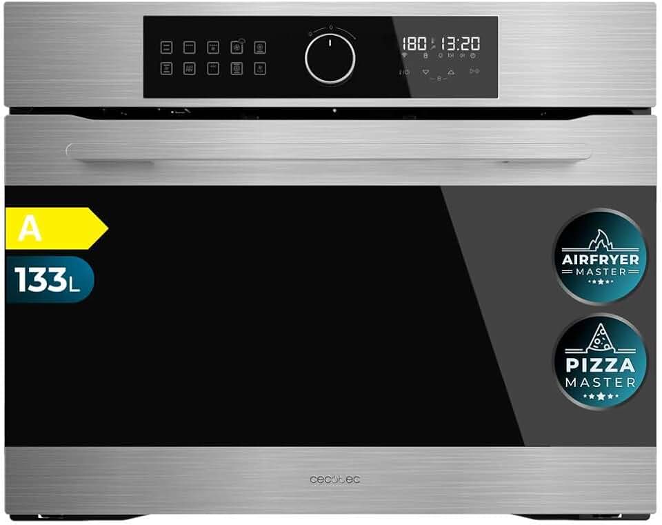 Cecotec - Bolero Hexa - 133L - Inox, 11 fonctions, 3800W, Airfryer AF319000