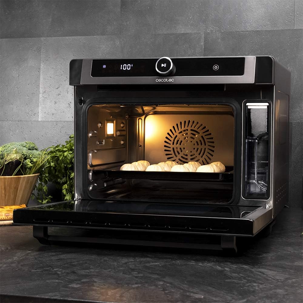 Cecotec - Four Bake&Steam 3000 - 30L - vapeur, 2200W, 7 fonctions