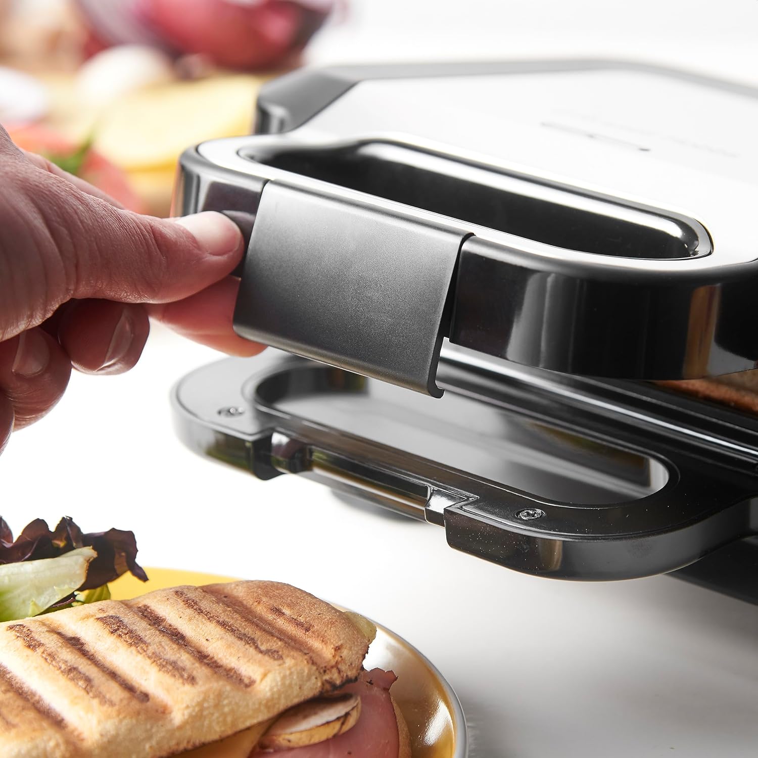 Russell Hobbs – Croque-Monsieur 3en1, plaques antiadhésives, extra profondes, 26810-56
