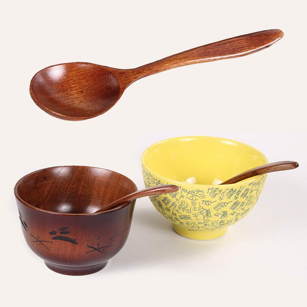Cuillère à miel en bois naturel - lot de 3 - écologique et polyvalente